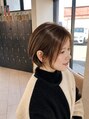 アース コアフュールボーテ 諏訪店(EARTH coiffure beaute) ショートスタイリルの方にもシルクストレート高評価です。