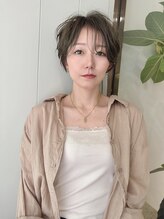 ティーヘア トナリ(t.hair tonari) 30代小顔ショート/2wayバング/大人綺麗めショート