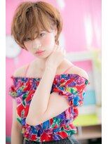 ミック ヘアアンドビューティー 大山店(miq  Hair&Beauty)&nbsp;太陽が似合う！メリハリ*エアリーショート
