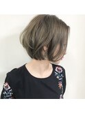 大人可愛いショートボブ