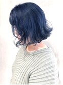 ネイビーボブ_スリークボブ厚めバングローライト_ba284921