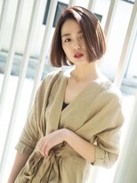 ジェム(GEM)&nbsp;ブラウンカラー/内巻きボブ