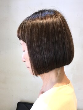 ツムグ(tsumugu) 【tsumugu寺田町】ナチュラルストレートボブ☆小顔