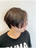 ぶつ切りセンターパートショート