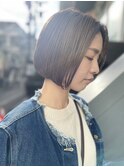 「NUDE」#20代 30代 40代 ミニボブ 前下りボブ フレンチボブ