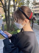 フラム 渋谷(flamme)&nbsp;ブリーチなし＊フォギーベージュ