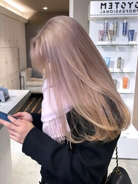 ベレーザ 渋谷(BELEZA) ba210フェザーバングモカブラウングレーベージュヴェールカラー