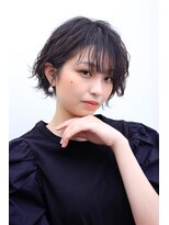 ヨファヘアー 岡本店(YOFA hair)&nbsp;似合わせカットアースカラーソフトカール0406