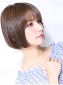 大人可愛い小顔丸みショート髪質改善 A4