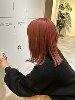 ベルバイリトル(belle by little)&nbsp;ピンク×パッツンボブ