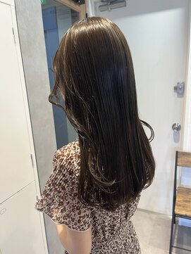 ビス フルール 日暮里店(Vis fleur) オリーブグレー/透明感カラー/ブリーチなし