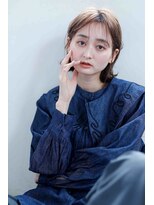 テラス 茨木(Terrace)&nbsp;☆ノンブリーチミルクティーベージュ×外ハネボブ