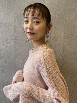 アース 三軒茶屋店(HAIR&MAKE EARTH) 三軒茶屋_レディース_ミディアム_ヘアアレンジ_ヘアセット_ボブ