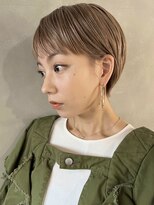 パーク(PARK)&nbsp;【PARK】ハイトーンベージュ×コンパクトショート