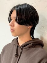 ディスイズバーバーセカンド(THIS IS BARBER 2nd)&nbsp;センターパート　カルマパーマ　ウルフパーマ