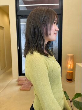 スニュウ(snuw) 【snuw_hotaru】透明感カラーオリーブカラーボブ