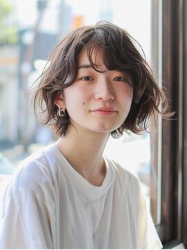 クラン(Chlan) 愛されニュアンスパーマ×大人セミディウェットヘア