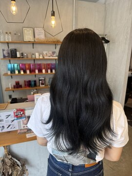 シェル 津山の手店(shel) 【Blue graige】韓国風20代30代大人可愛いふんわりカール