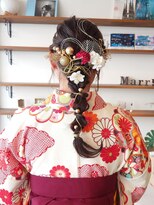 マリィズ 西院(Marry's) 袴編みおろしアレンジ