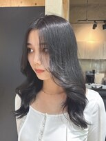 エイト 難波店(EIGHT namba)&nbsp;【KPOPアイドル風スタイル】ブルーブラック