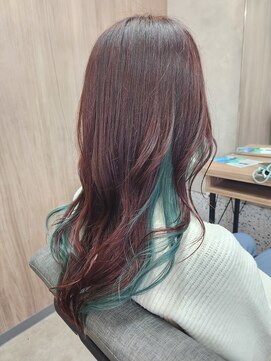 テーラヘアー 土気あすみが丘店(TELA HAIR) ロング×インナーカラー