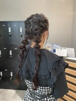 アイリー 名古屋(A/LEE)&nbsp;ツイン／編みおろし／ヘアアレンジ