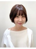 大人ショートボブ