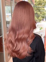 インク サカエ(inq sakae) ブリーチ2回トリプルカラーピンクベージュ