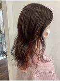 インナーカラーピンク/ベビーピンク/ベージュピンク20代30代40代