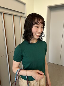 ローレンアオ(LOREN AO) くびれヘア/アプリコットオレンジ/ハイライトカラー/栄矢場