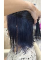 コレロ ヘアー(KORERO hair)&nbsp;インナーカラー×ブルー