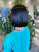 アマス 平塚店(Amas)&nbsp;ブルーブラックストレートボブ