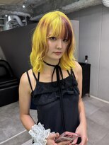 ロテ 名古屋 名駅店(Lote.)&nbsp;ミディアムヘア/デザインカラー/フェイスフレーミング/名古屋