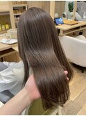 ブリーチなしのマロンベージュ♪　秋カラー　ヘーゼルベージュ