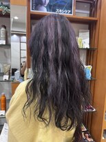 プランタンアヴェダ(printemps AVEDA)&nbsp;セクションカラー×パーマ