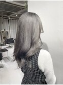 シルバーグレージュブリーチリタッチハイトーン