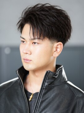 オールバックショート