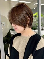 ジービージー(GBG)&nbsp;くびれショートボブ40代50代グレイカラー白髪染め白髪ぼかし