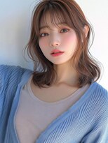 ムウ 難波(MOU) ナチュラルボブ暗めカラーグランマッシュデザイン20代30代40代50