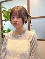 レアワンハナレ センター北美容院(lea/1 HANARE)&nbsp;ツインシニヨンアレンジ