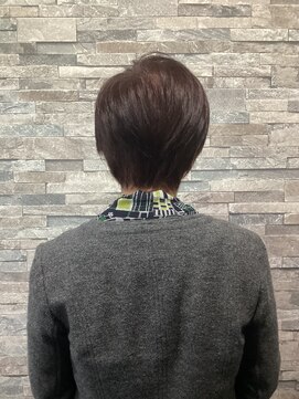 ヴィソップ(V.S.O.P) 【白髪染め】明るい白髪ぼかしで軽やかショート
