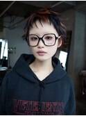 【GEEKS渋谷】バズカット/デザインカラー/ピクシーカット/オン眉