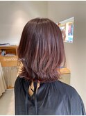 ミディアムレイヤー×小顔効果