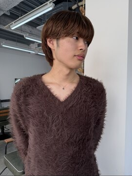 PARKiiiNG 心斎橋　ブリーチ/ダブルカラー/パーマ/メンズ【パーキング】 ニュアンスパーマ