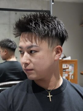 メッツ 原宿(METS) MEN'S/アップバングショート×スキンフェード/短髪