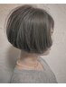 白髪染めでも色味を楽しみたい方|カット+透明感カラー