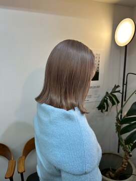 ノービス バイ パーキング 心斎橋(NOV!!!CE by PARKiiiNG) ミルクティーブロンド/ミルクブラウン/ダークパープル