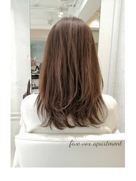 ファイブボックスヘアー 広島(five vox hair) ミラーグレージュ