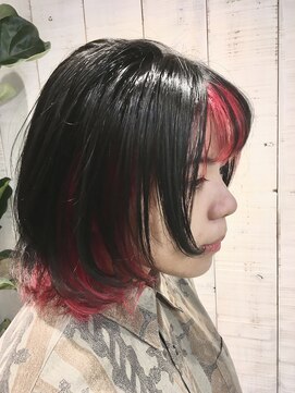 ロッコ 深谷店(ROCCO) #インナーカラー#ケアブリーチ#カラーバター#レーヤーカット