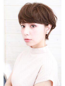 オーシャン(Ocean) [OCEAN Hair&Life]耳かけ☆フォギーベージュ☆大人ショート☆